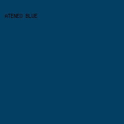 033f63 - Ateneo Blue color image preview