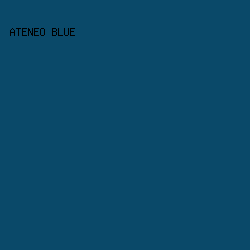 0A4969 - Ateneo Blue color image preview
