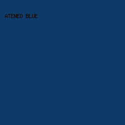 0C3B69 - Ateneo Blue color image preview