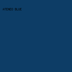 0D3D66 - Ateneo Blue color image preview