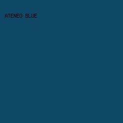 0E4866 - Ateneo Blue color image preview