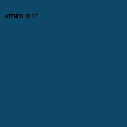 0E4869 - Ateneo Blue color image preview