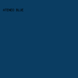 0a3d62 - Ateneo Blue color image preview