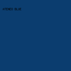 0b3d6f - Ateneo Blue color image preview