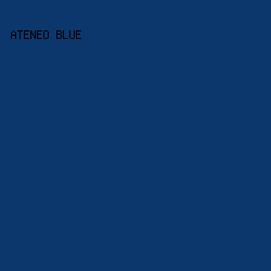 0c376c - Ateneo Blue color image preview