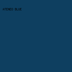 0e3f60 - Ateneo Blue color image preview