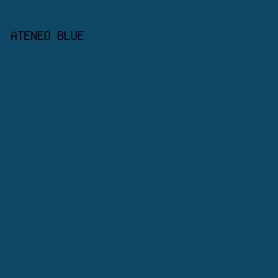 0e4864 - Ateneo Blue color image preview