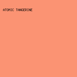 FB9373 - Atomic Tangerine color image preview