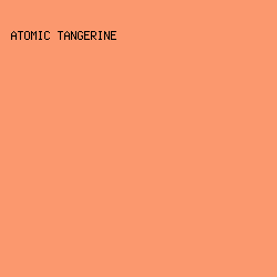 FB986E - Atomic Tangerine color image preview