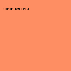 FE8E63 - Atomic Tangerine color image preview