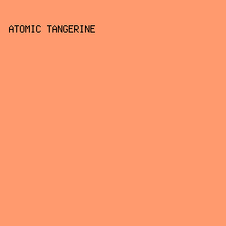 FF9A6E - Atomic Tangerine color image preview