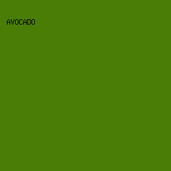 4A7D05 - Avocado color image preview