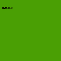 4A9F04 - Avocado color image preview