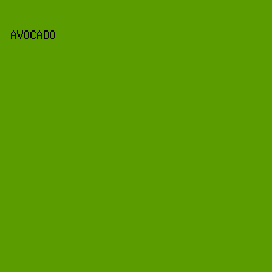 5b9c00 - Avocado color image preview