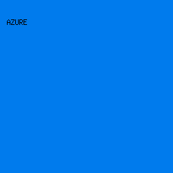 007BED - Azure color image preview