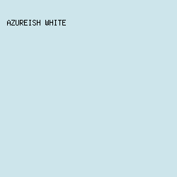 CDE5EB - Azureish White color image preview
