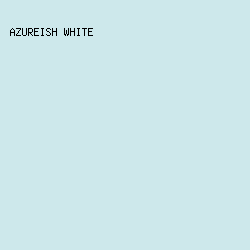 CDE8EB - Azureish White color image preview
