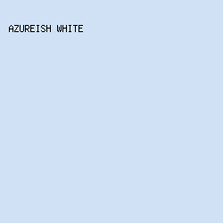 D0E1F5 - Azureish White color image preview
