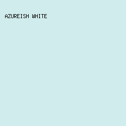 D1ECEC - Azureish White color image preview