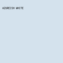 D4E2ED - Azureish White color image preview