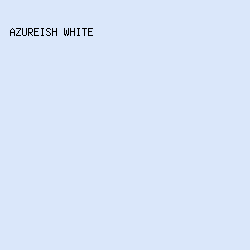 DAE7FA - Azureish White color image preview