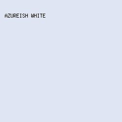 DFE5F2 - Azureish White color image preview
