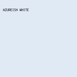 E0EAF4 - Azureish White color image preview