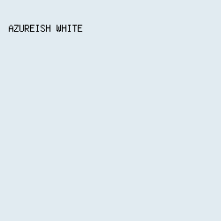 E1EBF1 - Azureish White color image preview