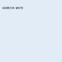 E1ECF6 - Azureish White color image preview