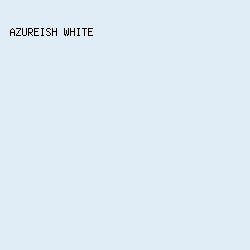 E1EDF6 - Azureish White color image preview