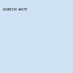 d0e3f4 - Azureish White color image preview