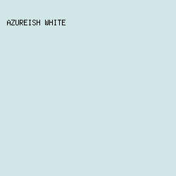 d1e6e7 - Azureish White color image preview