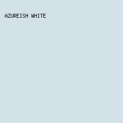 d3e1e9 - Azureish White color image preview