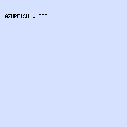 d5e1ff - Azureish White color image preview