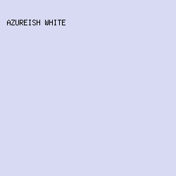 d7daf2 - Azureish White color image preview