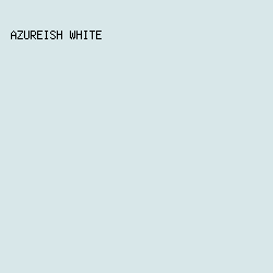 d8e7e9 - Azureish White color image preview