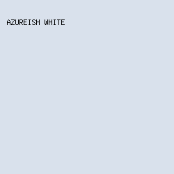 d9e1ec - Azureish White color image preview