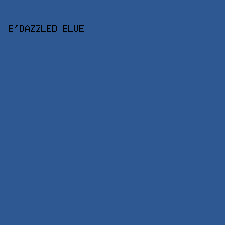 2E5892 - B'dazzled Blue color image preview