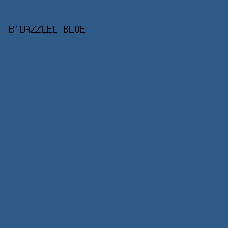 2E5A87 - B'dazzled Blue color image preview