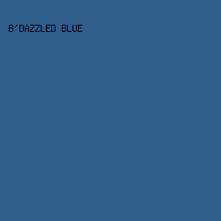2F5D8C - B'dazzled Blue color image preview