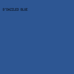 2d5693 - B'dazzled Blue color image preview