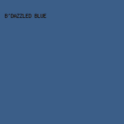3A5E87 - B'dazzled Blue color image preview