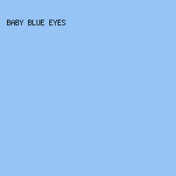 96C4F4 - Baby Blue Eyes color image preview