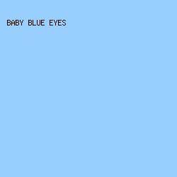 98cfff - Baby Blue Eyes color image preview