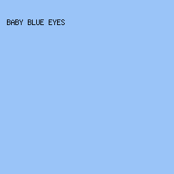 9AC4F8 - Baby Blue Eyes color image preview