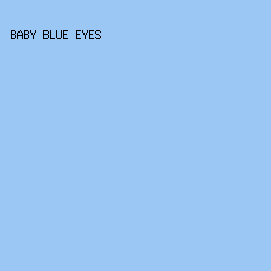 9AC7F4 - Baby Blue Eyes color image preview