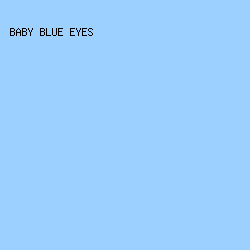 9cd1ff - Baby Blue Eyes color image preview