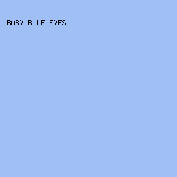 9fbff5 - Baby Blue Eyes color image preview