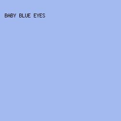 A3BAF0 - Baby Blue Eyes color image preview