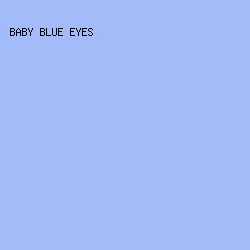 A3BBF8 - Baby Blue Eyes color image preview